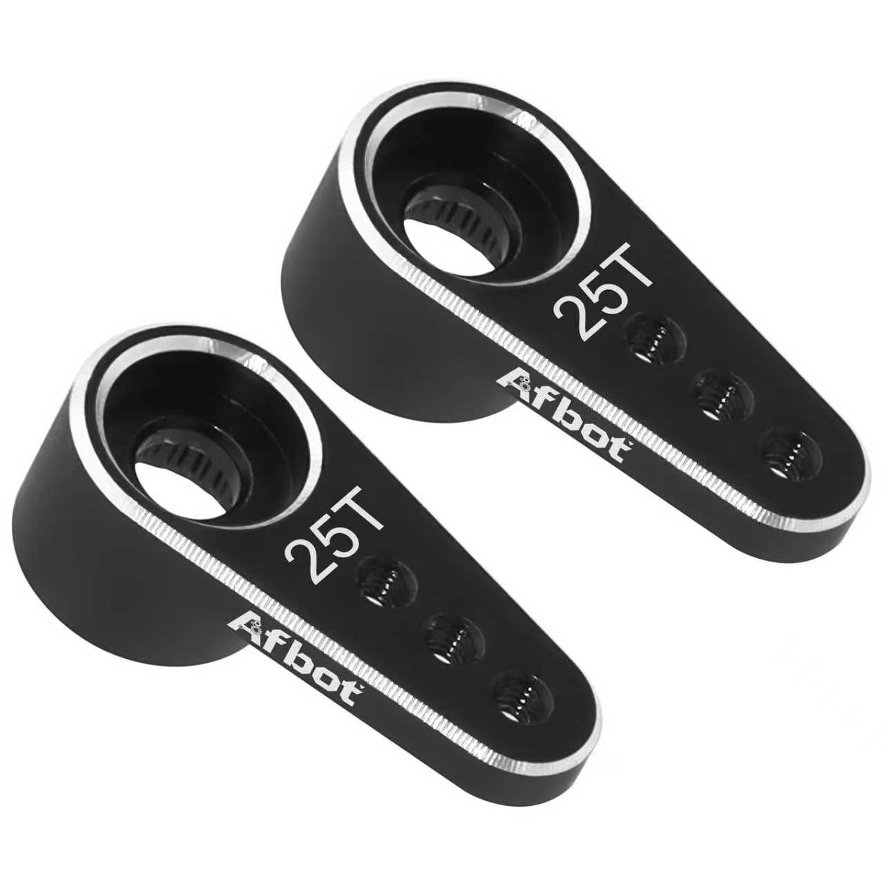 RACING SCX24 Servo Arm 25T Servo Horn for High Torque Micro Servo SCX24 1/24 RC Crawler Upgrades Parts, 2pcs, Not for Stock Servo